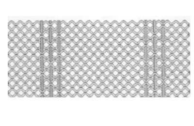 Anti-clogging wire mesh with diamond-shaped openings