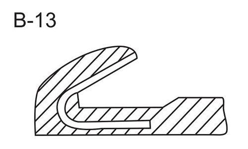 Hook Style for Rubber and Polyurethane Wire Screen